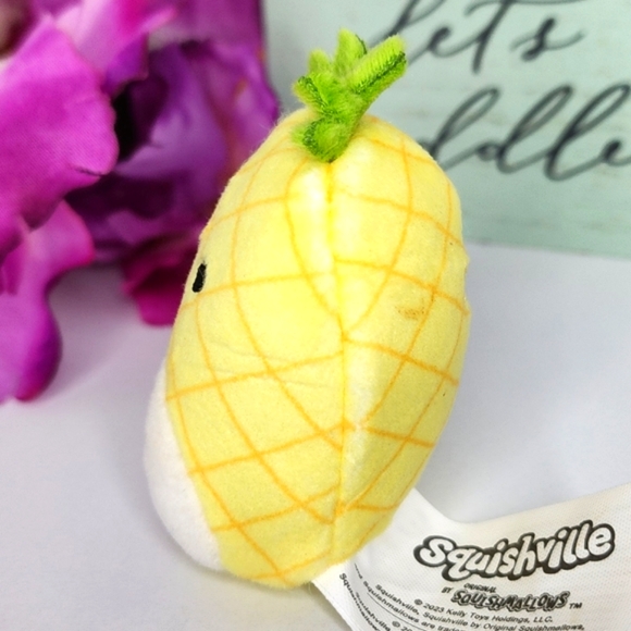 MAUI 🍍 HTF OG Squad Pineapple Squishville Exclusive Original Squishmallow NWT - Picture 5 of 8